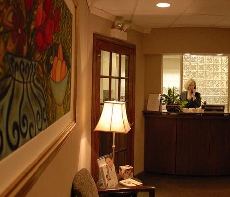 Reception Room and front desk