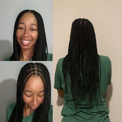 small knotless braids