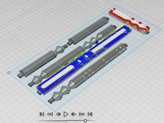 CAM setup for large 3d project