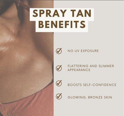 Spray Tan Benefits