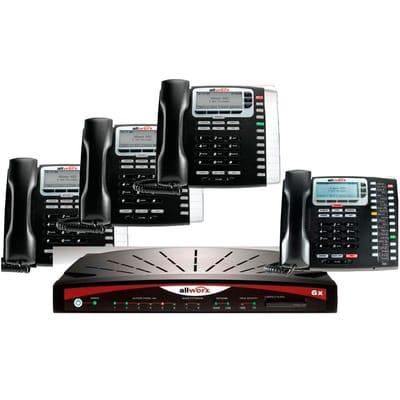 Allworx 6X Telephone System with 4 Phones at 40% Off MSRP - $2996.00! Call for details!