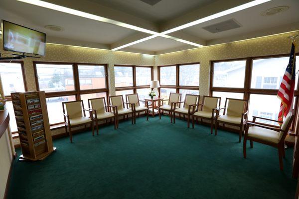 Our reception area has a beautiful view of Clarks Summit