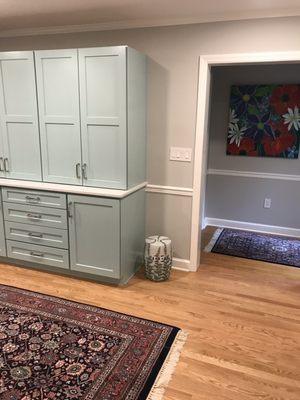 The larder cabinet for storage and beauty.