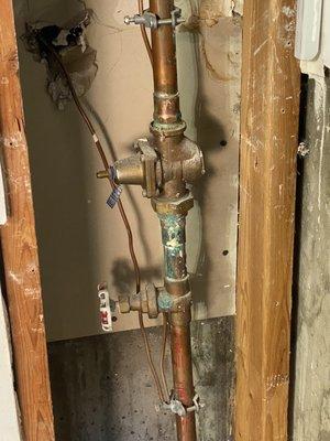 Old leaky main water shutoff to my home.