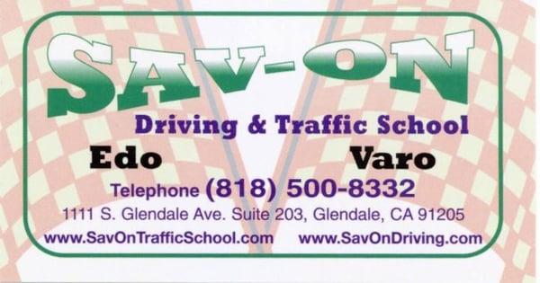 Sav-On Driving & Traffic School