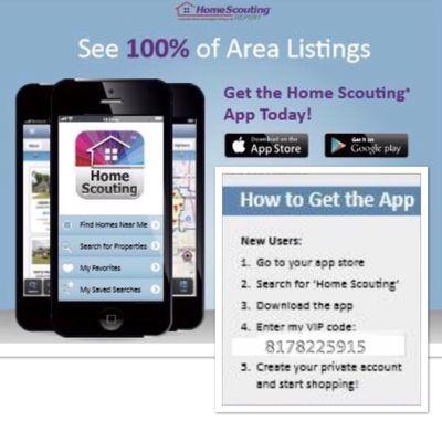 Search the MLS just like Realtors, through this app...