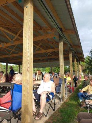 Covered pavilion