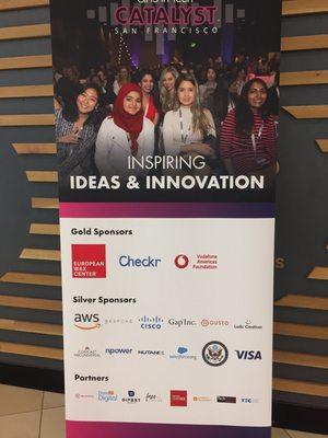 Here are the sponsors of Girl's in Tech Catalyst Conference 2019