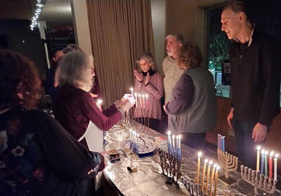 Hanukah Party at P'nai Or.