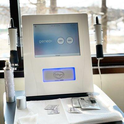 Geneo super oxygen facial device.