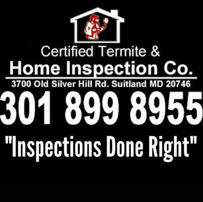 Certified Home Inspection and Termite Company