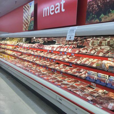 Full selection of meat, hand cut in store.