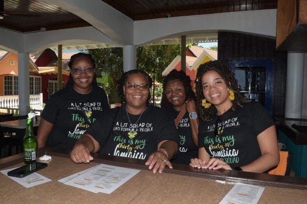 Girls trip, many compliments on the shirts!