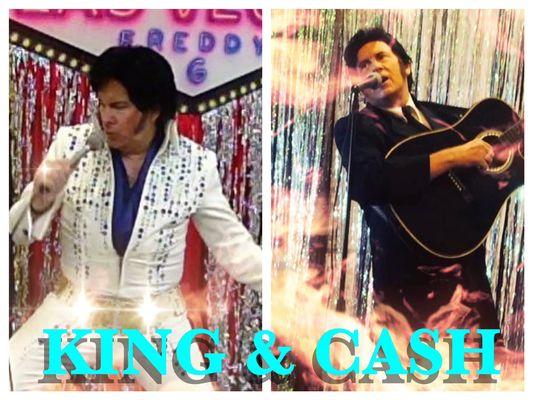 King and Cash show, poster of the night event, for a corporate event!