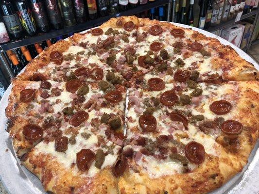 Meat lover pizza