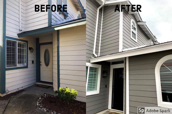 Exterior Home Remodel Completed in San Ramon