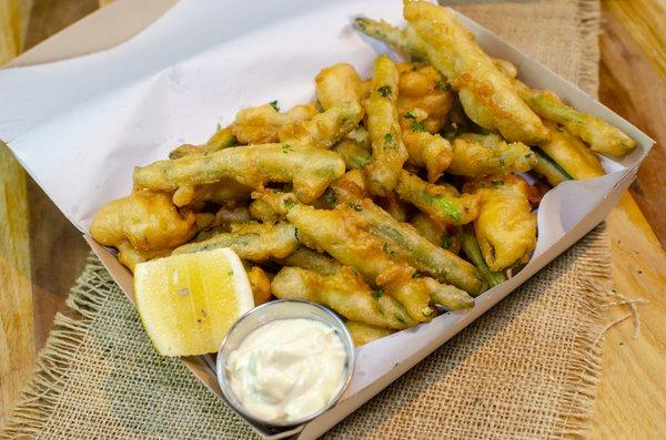 Tempura Veggies and Malt Vinegar Mayo