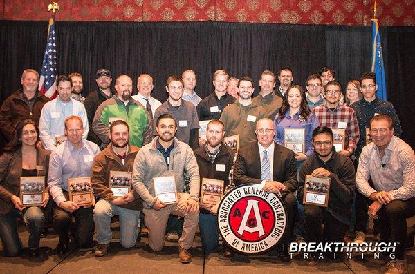 AGC Leadership Program graduated 25 construction industry professionals this year! #breakthroughtraining