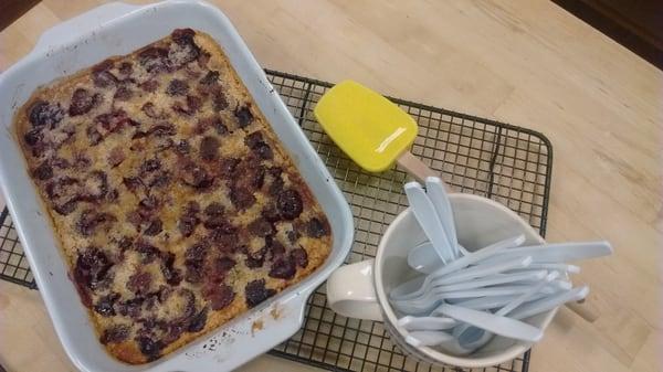 Tasty Cherry Clafoutis!