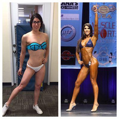 My bikini competitor Layla!  Awesome job girl!