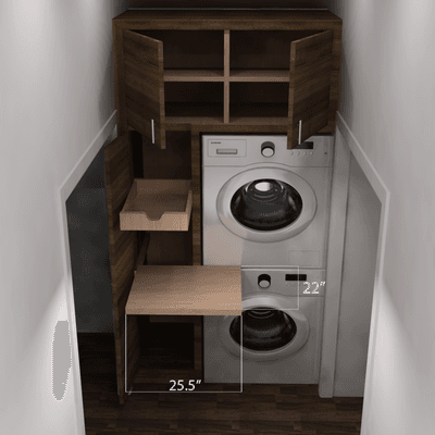 Design - Custom Laundry Cabinet