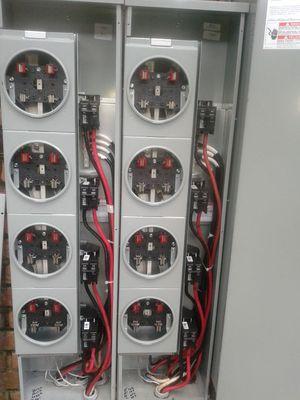 8 gang meter combination panel