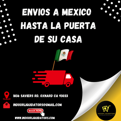 Envios a mexico hasta la puerta de su casa.

Mándanos mensaje directo para hacer una cita 

Dirección : 1836 SAVIERS RD, OXNARD CA 93033