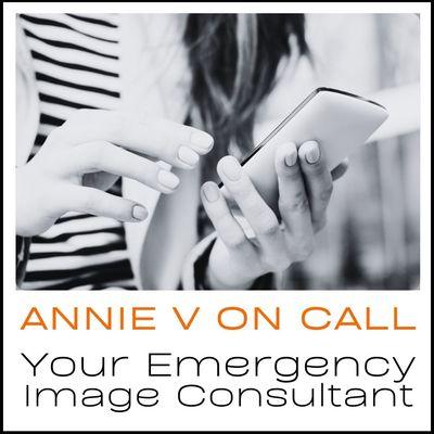 When you find yourself in need of last-minute help with your outfit, Annie V is here for you.