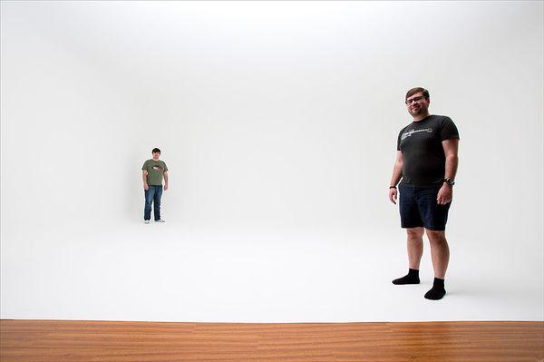 Our 25-foot white cyclorama - 2 of 2