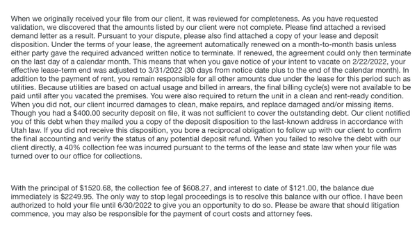 This is what you can expect if you leave at the end of your lease and pay on time.