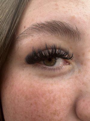 Volume lash extensions