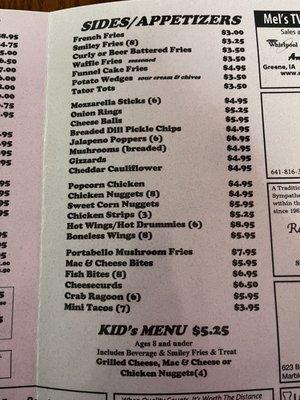 Menus