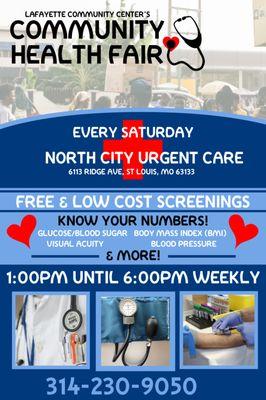 \\\\\\\"WEEKLY HEALTH FAIR\\\\\\\"