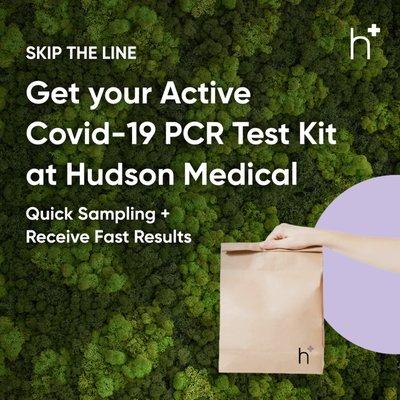 Active COVID-19 Testing Now at Hudson Medical in our Tribeca location.