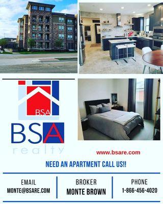 BSA Realty's Apartment Locator Service.