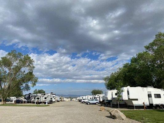 50 Site RV Campground. We have breathtaking views of Willard bay and of Willard peak. We have full RV hook-ups, hot showers and a laundromat