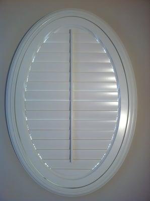 We can make Shutters any shape or size.  If you have a difficult window shape or configuration we can use shutters to make it look beautiful