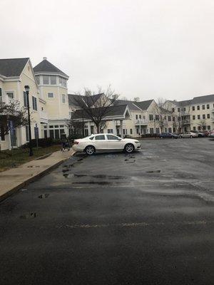 One entrance of several to assisted living apartments at Masonic.