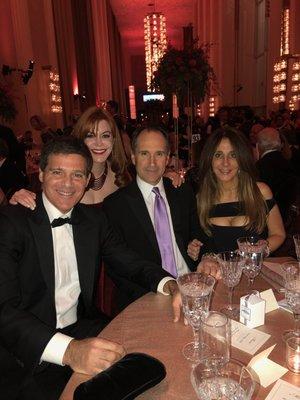 gorwth[period]'s senior leadership at the Kennedy Center Honors with the regional President of Capitol One Bank