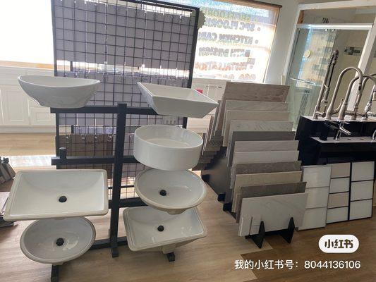 Various wash basins