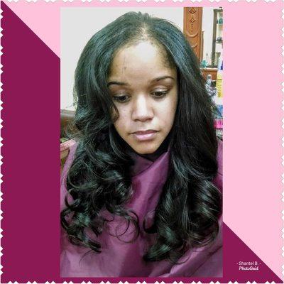 Traditional Sew in weave with Virgin Brazilian Body Wave hair