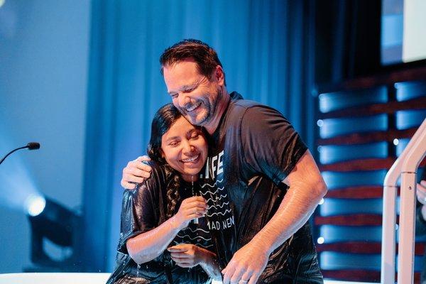 Baptisms with Pastor Matt Doan