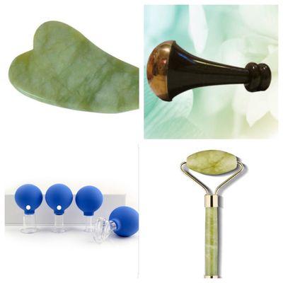 Gua Sha, Kansa Wand, Facial Cupping, Jade Roller