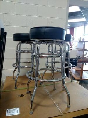 The new bar stools