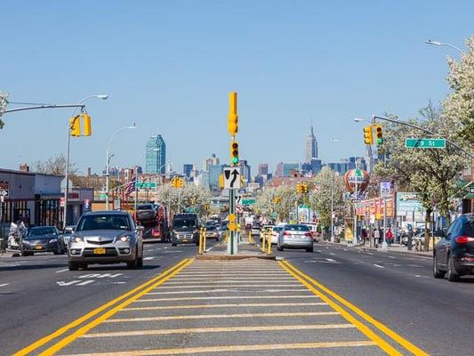 Northern Boulevard from Jackson Height toLIC