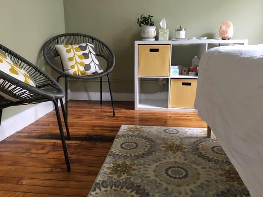 Our acupuncture treatment room.