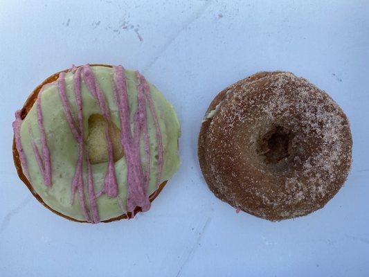 Raspberry matcha and apple cider flavors!