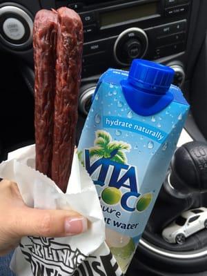 YUMM! Not every gas station has these jerky sticks