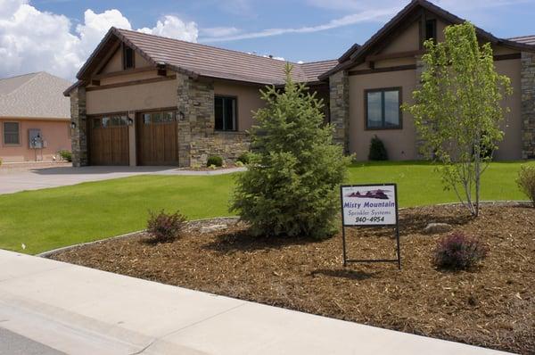 One of our landscaping projects in Montrose, Colorado