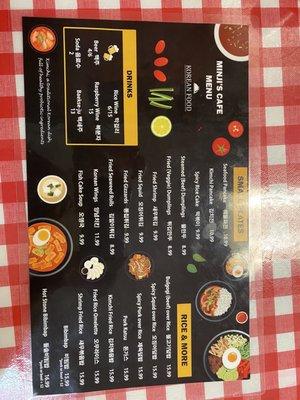 New Menu